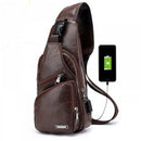 Bolso Cruzado de Cuero Unisex
