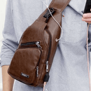 Bolso Cruzado de Cuero Unisex