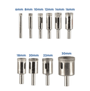 Kit 10 Brocas Diamantadas para Vidrio y Cerámica