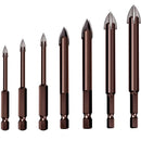 Kit 7 Brocas Universales Indestructibles